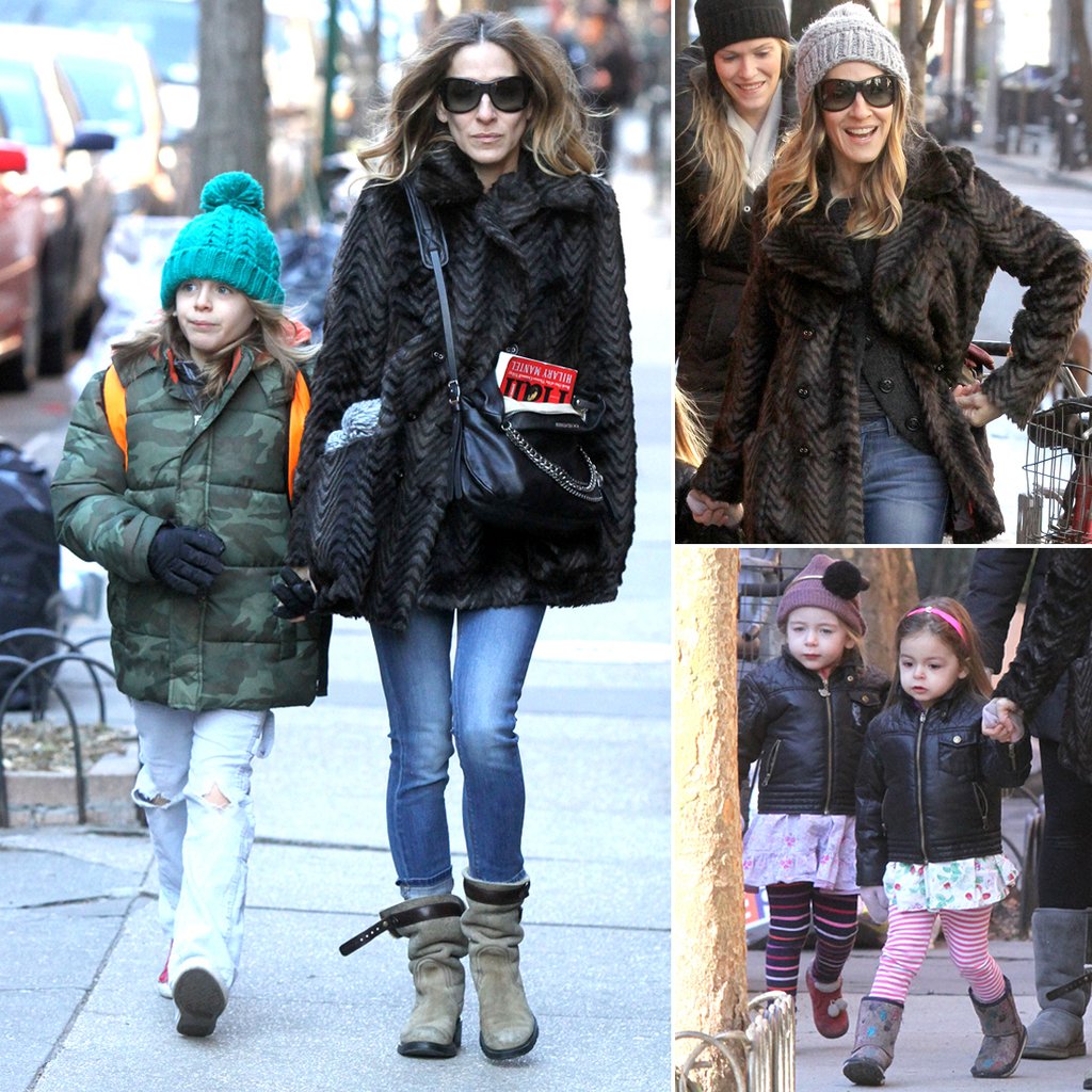 Sarah-Jessica-Parker-Taking-Her-Children-School-NYC