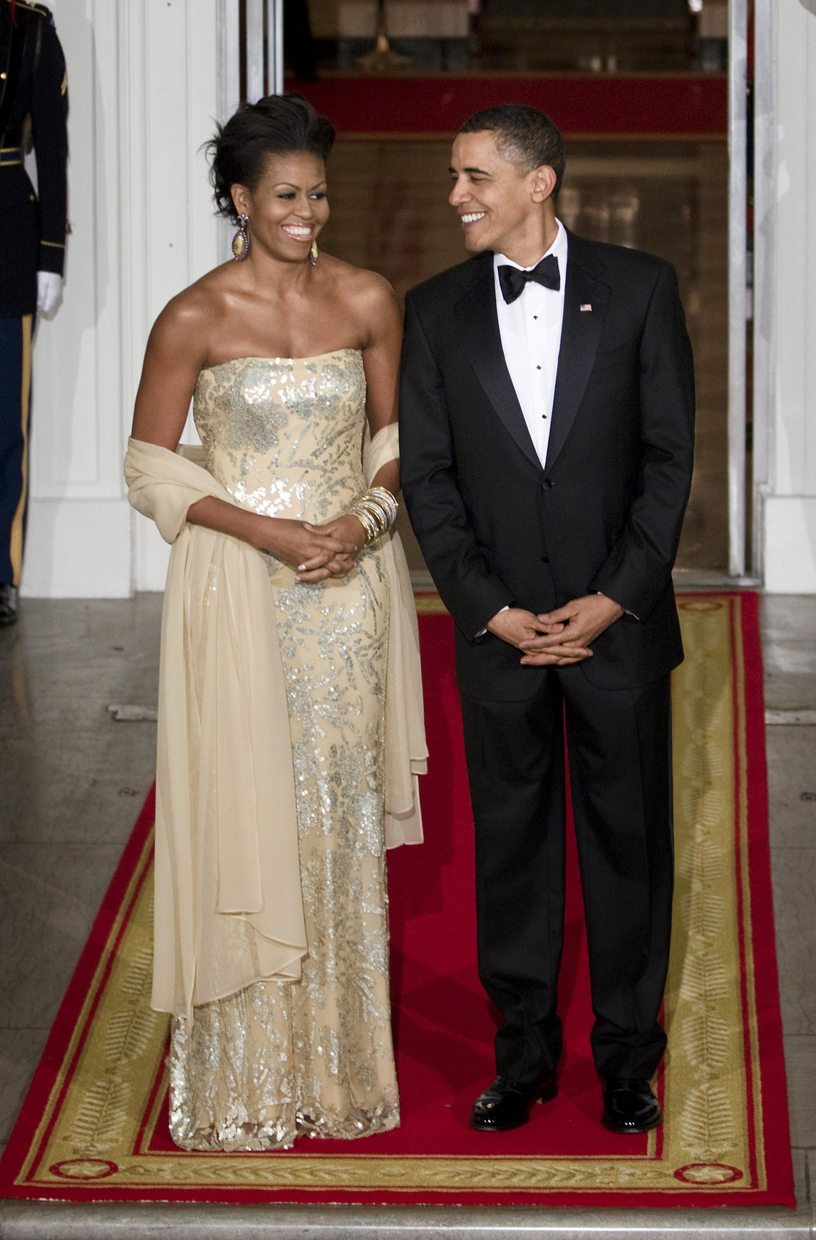 1145 michelle obama barack obama firststatedinner getty93363953