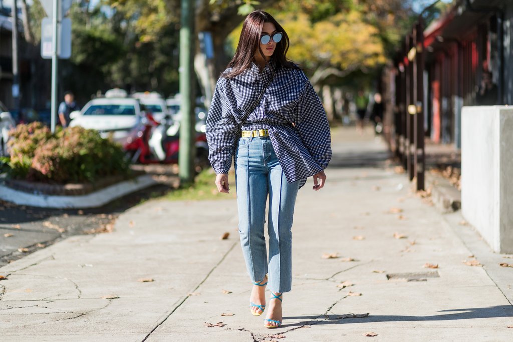 Let-one-peek-out-from-must-have-gingham-top-jeans-combination