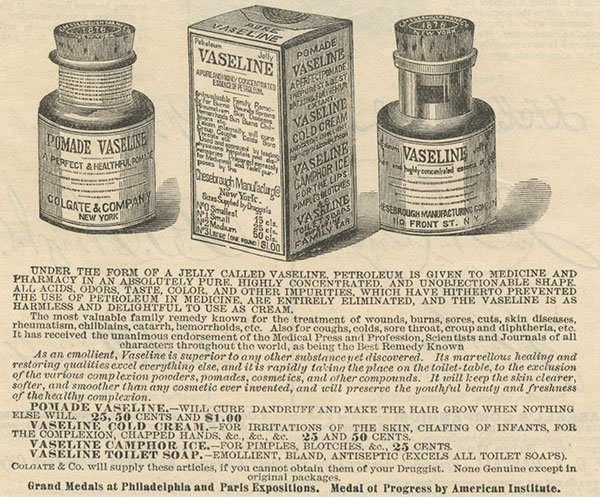 Vaseline, 1870