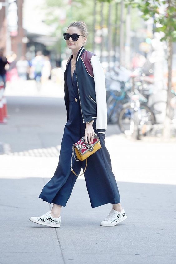 jumpsuit-sneakers-and-bomber-jacket-Olivia-Palermo