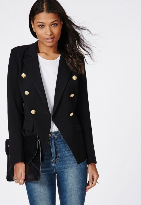 missguided-gold-woven-gold-button-tailored-blazer-black-product-5-289507865-normal