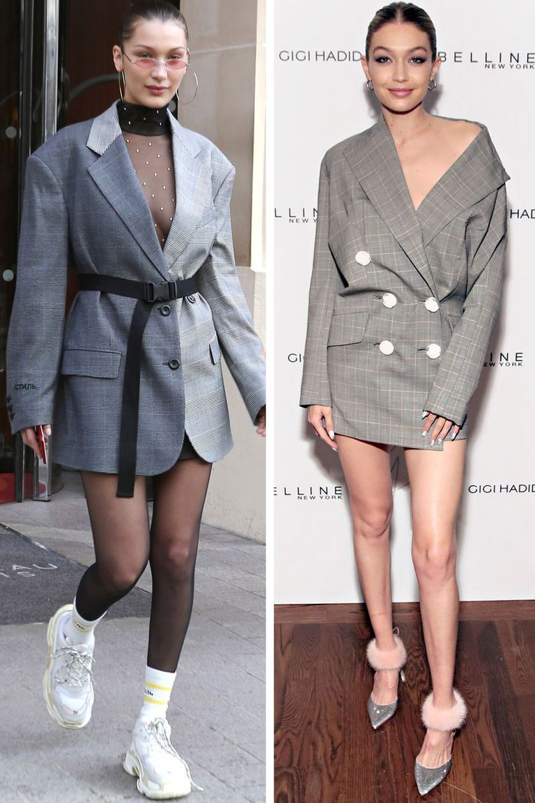 hbz-bella-vs-gigi-street-style-blazer-as-dress-1525297887