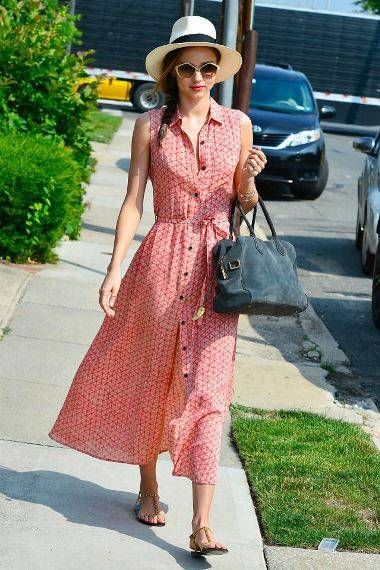 miranda kerr shirt dress