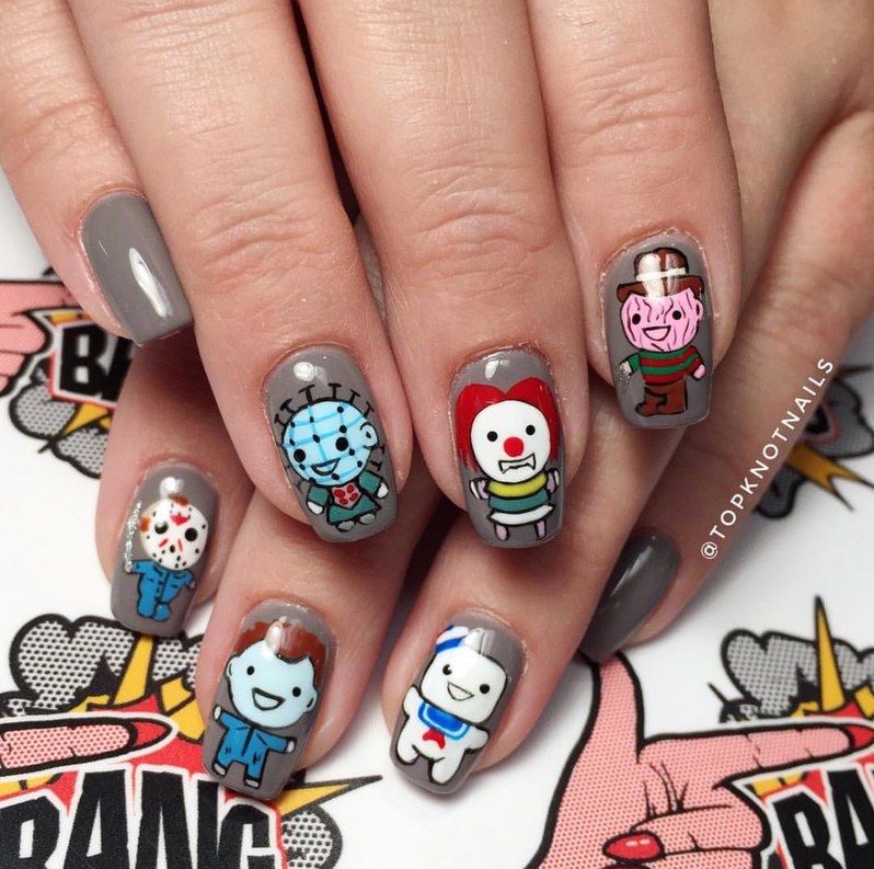 cutemoviemonstermanicurebysarahkane