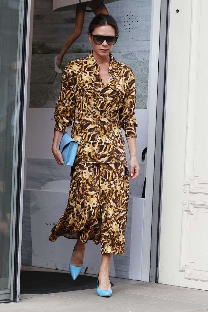 Victoria-Beckham-Leopard-Print-Dress-September-2018