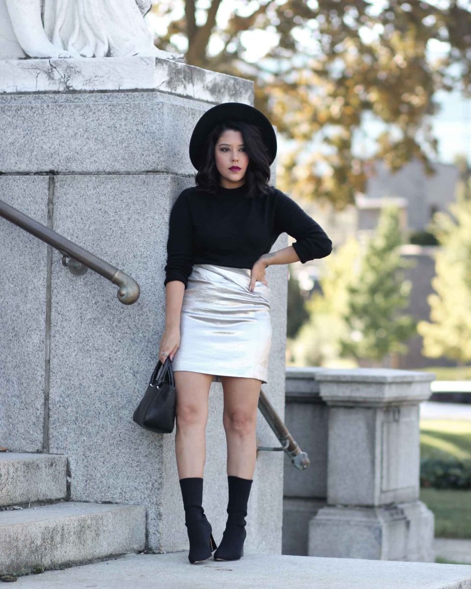 naty-michele-silver-skirt-black-boots-1-1