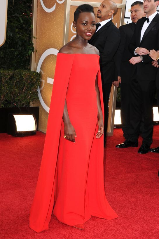 Lupita Nyong'o in Ralph Lauren.